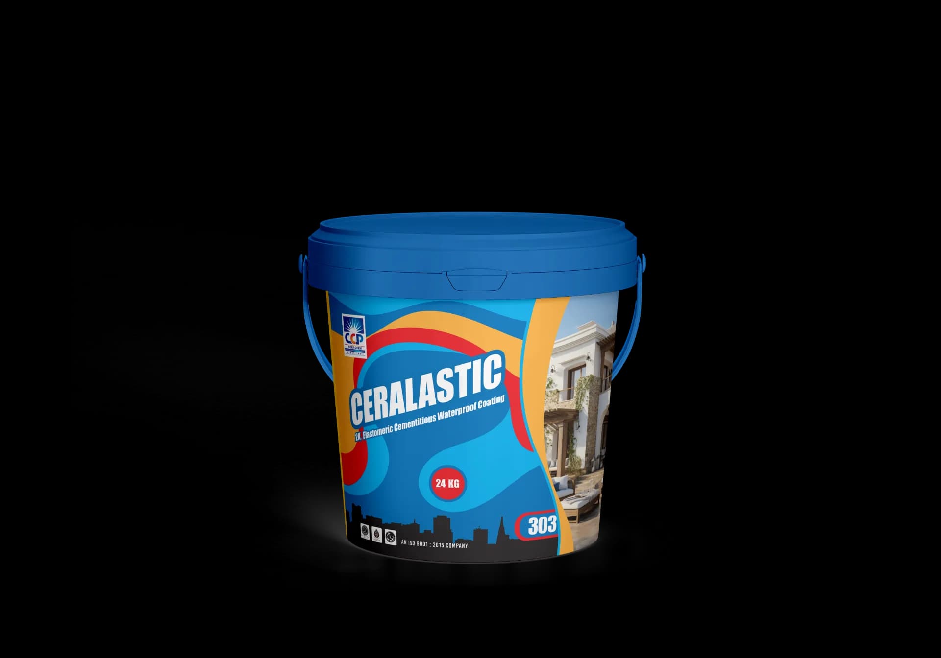 Ceralastic Bucket-Grey 24KG